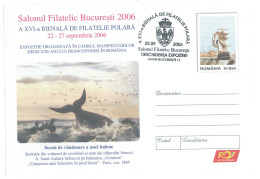 IP 2006 - 0142c Polar Philately, Whale Hunting, Romania - Stationery - Used - 2006 - Fauna Antártica