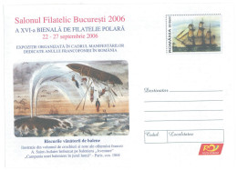 IP 2006 - 143 Polar Philately, Risks Of Whale Hunters, Romania - Stationery - Unused - 2006 - Fauna Artica