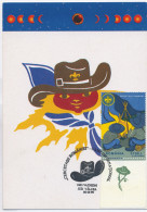 MAX 59 - 272 SCOUT, Stamp With Vignette, Very RARE, Romania - Maximum Card - 1999 - Covers & Documents