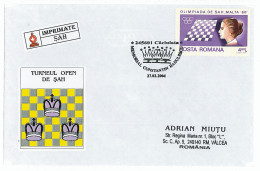 COV 45 - 208 CHESS, Romania - Cover - Used - 2004 - Echecs