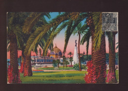 CPA - 06 - Nice - Le Jardin Albert Ier - Le Casino De La Jetée Vu à Travers Les Palmiers - Colorisée - Circulée En 1931 - Parcs Et Jardins