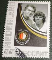Nederland - NVPH - Uit  PP12 - 2008 - Persoonlijke Gebruikt - 100 Jaar Feyenoord - Ernst Happel - Wim Van Hanegem - Persoonlijke Postzegels