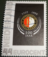 Nederland - NVPH - Uit  PP12 - 2008 - Persoonlijke Gebruikt - 100 Jaar Feyenoord - Logo - Zwart - Personalisierte Briefmarken