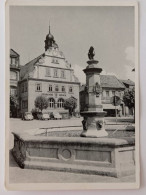 Rodach, Marktplatz, Sparkasse, VW Käfer, 1955 - Coburg