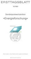 2003f: BRD- ETB 1981, Energieforschung - Elektrizität