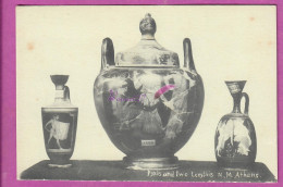 CPSM MUSEE NATIONAL D'ATHENES - Pyxis Aind Two Leoythis N.M. Athens. - Articles Of Virtu