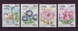 Asie - Cambodge - 1993 - Flore - 4 Timbres Différents - 6244 - Kambodscha