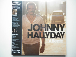 Johnny Hallyday Coffret 2LP Vinyles L'Attente & Jamais Seul - Autres - Musique Française