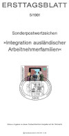 2003p: BRD- ETB 1981, Integration Ausländischer Arbeitnehmerfamilien - Réfugiés