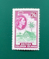 British Solomon Island 1964 MNH QEII 2's 6d Sg 111 - Salomonen (...-1978)