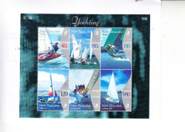 NUOVA ZELANDA  1999 - BF Yachting - Used Stamps