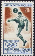 CONGO - Mexico 1968 -  Football - Summer 1968: Mexico City