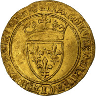 France, Charles VI, Écu D'or à La Couronne, 1389-1422, Troyes, Or, TTB+ - 1380-1422 Carlo VI Il Beneamato