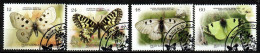 (Nord) Mazedonien 2011 - Mi.Nr. 614 - 617 - Gestempelt Used - Tiere Animals Schmetterlinge Butterflies - Macedonia