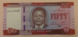 LIBERIA 50 Dollars UNC - Liberia