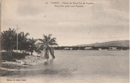 TAHITI  Pointe De Motu Uta  Et Papeete - Tahiti