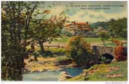 Black Hills, South Dakota - Used 1946, The State Game Lodge Hotel, Custer State Park, Black Hills, South Dakota - Autres & Non Classés