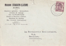 Maison Stassen-Lejeune Machine Agricole Quincaillerie Articles De Ménage Plomberie-Zinguerie Aubel 1952 - Lettres & Documents