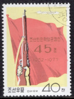 North Korea 1977 Single Stamp To Celebrate The 45th Anniversary Of The Revolutionary Army In Fine Used. - Corée Du Nord