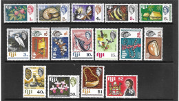 Fiji 1969 MNH Decimal Currency Sg 391/407 (Missing Sg 402 25c) - Fidschi-Inseln (...-1970)