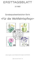 2003z: BRD- ETB 1980, Wohlfahrtsserie Gefährdete Ackerwildkräuter - Medicinal Plants