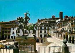 Espagne - Espana - Extramadura - Trujillo - Plaza Mayor Con La Estatua De Francisco Pizarro - Place Principale Avec La S - Cáceres