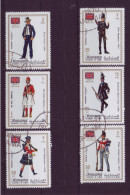 Asie - Manama - British Uniforms - 6 Timbres Différents - 6259 - Manama