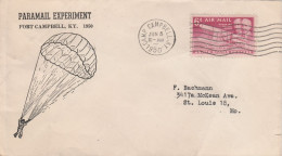 United States 1950 Paramail Cover Mailed - Autres (Air)