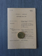 FICHE FCB / TTA 140 / FUSIL SAINT-ETIENNE 1936 / MAS 36 / EDITION 1956 / 01 - Armes Neutralisées