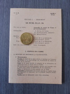 FICHE FCB / TTA 140 / FUSIL SAINT-ETIENNE 1936 / MAS 36 / EDITION 1956 / 04 - Armes Neutralisées