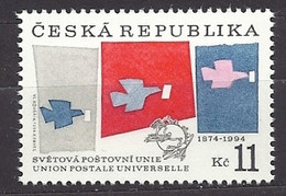 Czech Republic 1994 MNH ** Mi 48 Sc 2928 UPU Universal Postal Union 1874-1994. Tschechische Republik - Ungebraucht
