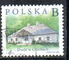 POLONIA POLAND POLSKA 1998 POLISH COUNTRY ESTATES GLUCHACH B USED USATO OBLITERE' - Used Stamps