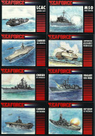 V942 - SERIE 8 CARTES - SEA FORCES - FORCES NAVALES AMERICAINES - Barche