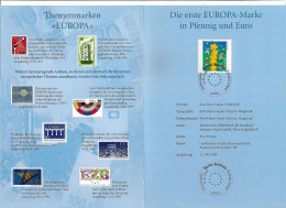 2041j: BRD- ETB 2000, Europamarke- Folder - 2000