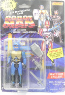 Vintage ACTION FIGURE : KNOCK OFF ROBOT MAN ( ROBOCOP ) BOOTLEG - CEPPI RATTI - 1990's - GI JOE - Action Man