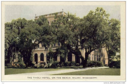 BILOXI, Mississippi, Old PC - The Tivoli Hotel, On The Beach, Used 1939 - Autres & Non Classés