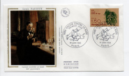 - FDC Louis PASTEUR - VACCIN CONTRE LA RAGE - PARIS 1.6.1985 - - Louis Pasteur