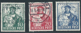 Deutschland, 1949, Mi.-Nr. 103-105, Gestempelt - Gebraucht