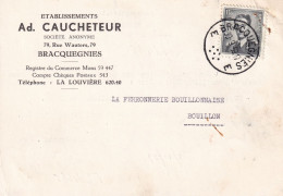 Établissements  Ad. Caucheteur Société Anonyme 79 Rue Wauters Bracquegnies  1959 - Briefe U. Dokumente