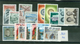 Luxembourg  Année Complète 1964   * * TB Selon Yvert  - Annate Complete