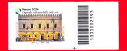 Nuovo - MNH - ITALIA - 2024 - Pesaro, Capitale Italiana Della Cultura - Palazzo Ducale - B - Barre 2393 - Códigos De Barras