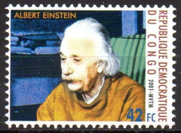 CONGO 2001 - 1v - MNH - Einstein Nobel Physics - Mathematics - Nuclear - Atoms Physik - Mathematik - Atome - Albert Einstein