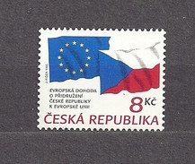 Czech Republic 1995 MNH ** Mi 62 Sc 2941 Association Of The Czech Republic With The EU. Tschechische Republik - Ungebraucht