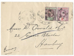 Gold Coast 1908 Tarkwa Cover To Germany Crown Cds 1e.50 - Côte D'Or (...-1957)