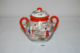 C65 Ancien Pot Au Sucre - Asiatique - Chinoiserie - Asian Art