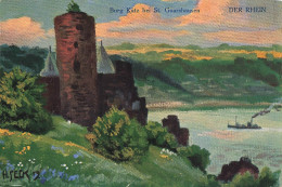 ALLEMAGNE - St. Goar - Der Rhein - Burg Katz Bei St Goarshausen - Carte Postale Ancienne - St. Goar
