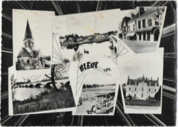37 BLERE (Indre Et Loire) Multivues  Circulé 1963 Imp. Combier N° 1 C (église Pont Sur Le Cher -commerce -la Plage) - Bléré