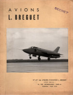 AVIONS L. BREGUET 1001 ESSAIS EN VOL  RAPPORT 1957 - Flugzeuge