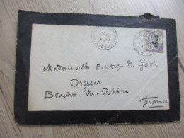 F5 Lettre Indochine Saïgon Central 1918 Au Dos En Bilingue Souscrivez à L'emprunt National .... - Covers & Documents