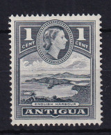 Antigua: 1953/62   QE II - Pictorial     SG121a    1c   Slate    MH - 1858-1960 Kolonie Van De Kroon